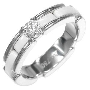 Chanel Ultra Small Gold Diamond Ceramic Ring